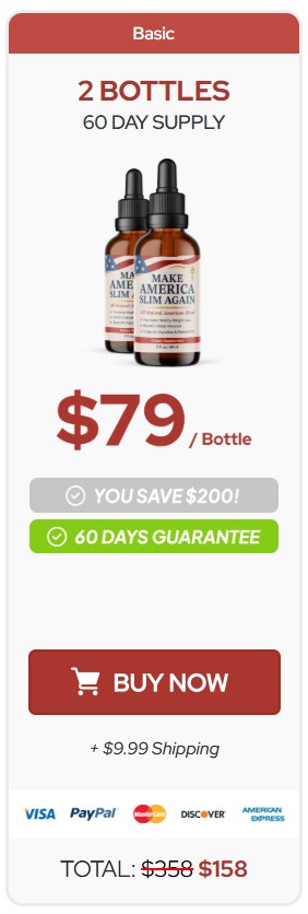 Make America Slim Again 2-Bottle Price